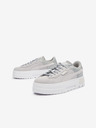 Puma Svetlošedé dámske semišové tenisky na platforme Puma Mayze Crashed Retreat Yourself Wns