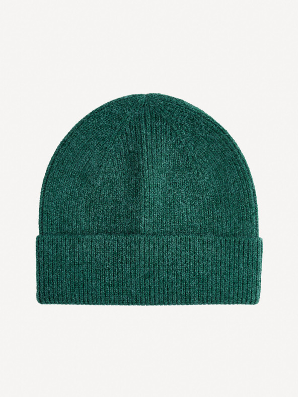 Celio Zelená pánska zimná čiapka Celio Viribean