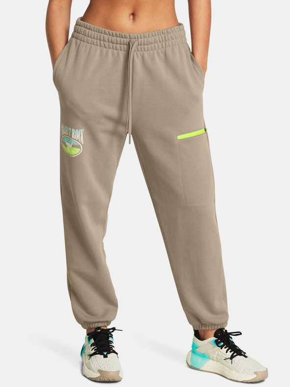 Under Armour Dámske športové nohavice Under Armour Pjt Rck Q1 HW Terry Pant