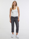Sam 73 Šedé dámske trojštvrťové džínsy rovného strihu SAM 73 Antonella