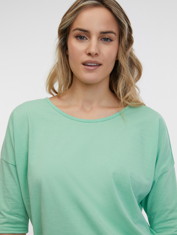 Sam 73 Svetlozelené dámske tričko SAM 73 Carlota