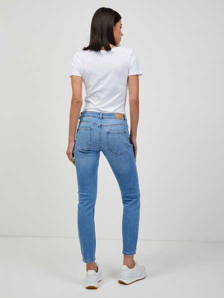 Orsay Svetlomodré skrátené skinny fit džínsy ORSAY