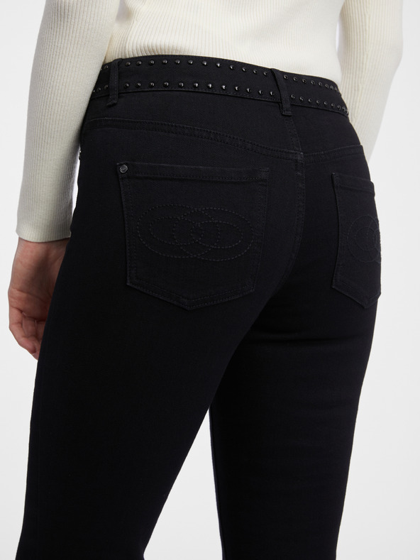 Orsay Čierne dámske nohavice ORSAY