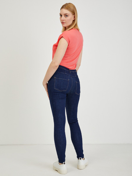 Orsay Tmavomodré dámske skinny fit džínsy ORSAY