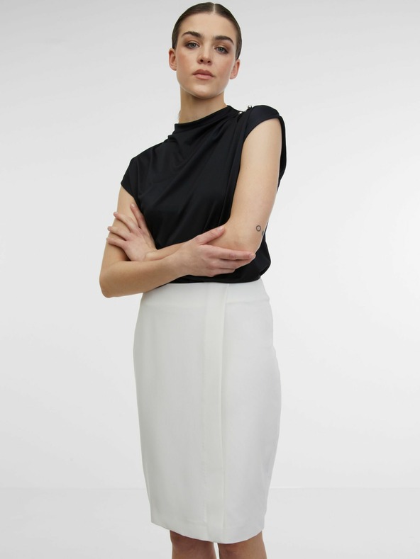 Orsay Krémová dámska sukňa ORSAY