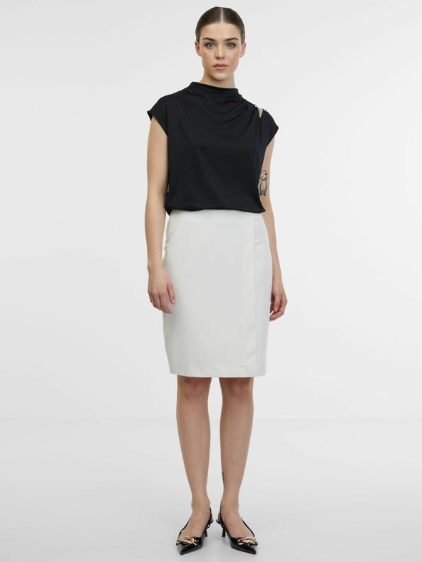 Orsay Krémová dámska sukňa ORSAY