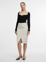 Orsay Béžová dámska sukňa ORSAY