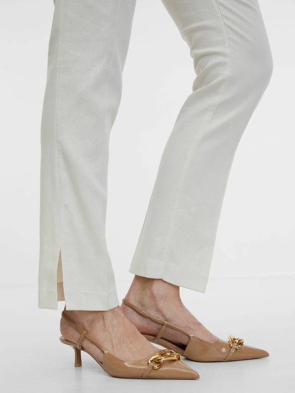 Orsay Béžové dámske nohavice ORSAY