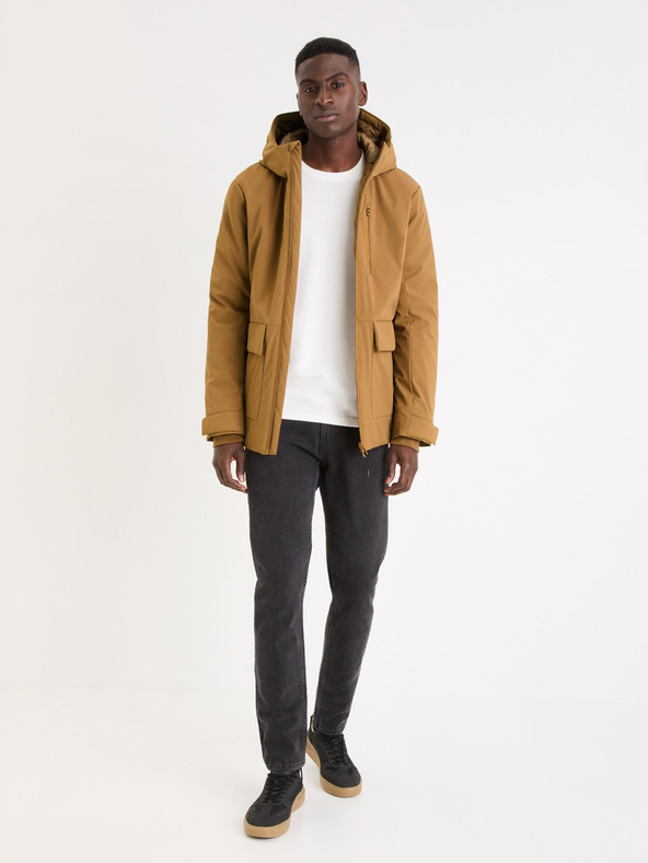 Celio Biely pánsky základný sveter Celio Gewells