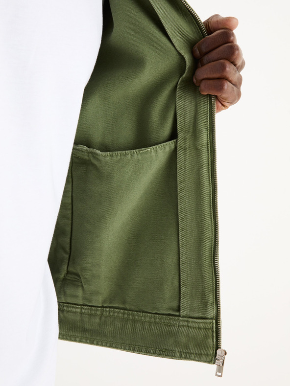 Celio Zelená Pánska džínsová bunda Celio Gudean