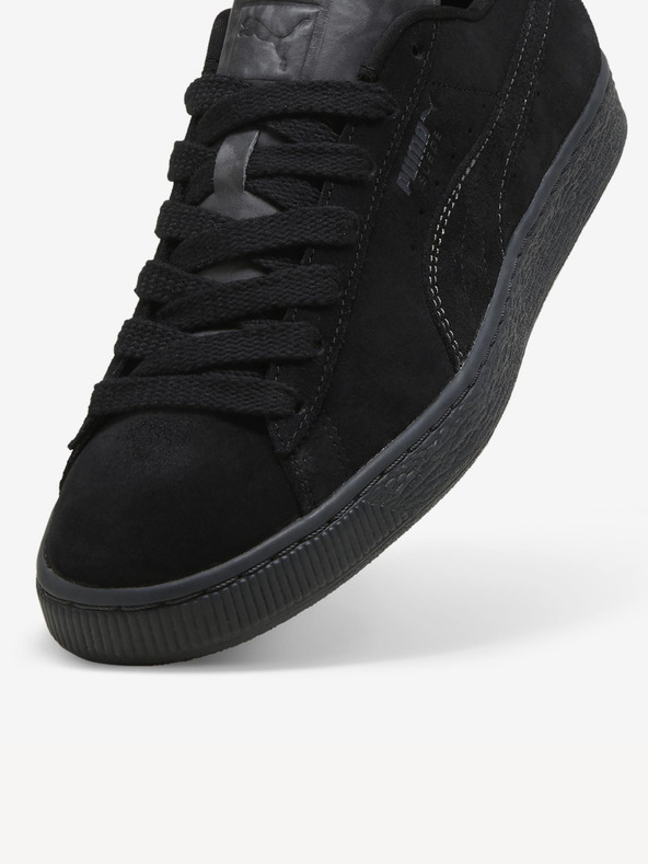 Puma Čierne semišové tenisky Puma Suede Lux