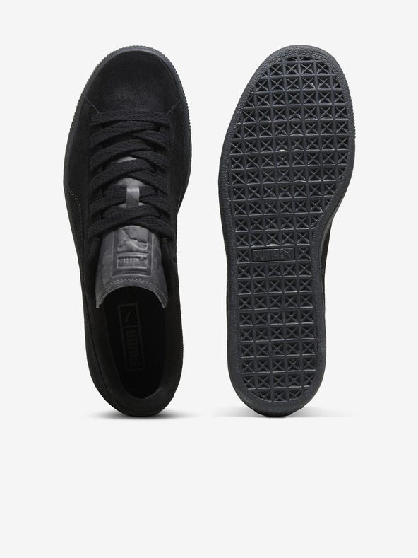 Puma Čierne semišové tenisky Puma Suede Lux