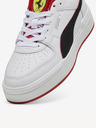 Puma Biele kožené tenisky Puma Ferrari CA Pro