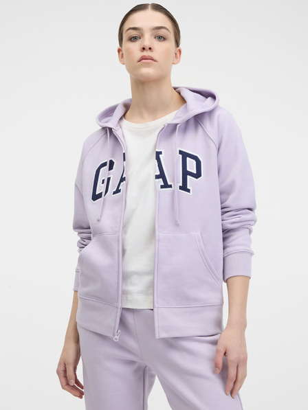 GAP Mikina s logom a fleece GAP