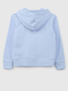 GAP Detská mikina s logom a fleece GAP