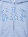 GAP Detská mikina s logom a fleece GAP
