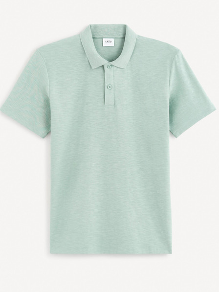 Celio Svetlomodré pánske základné polo tričko Celio Feflame