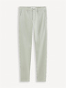 Celio Svetlošedé pánske chino nohavice Celio Tocharles
