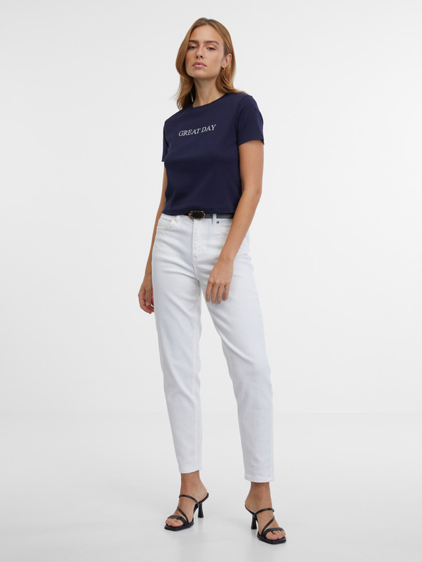 Orsay Tmavomodré dámske tričko ORSAY