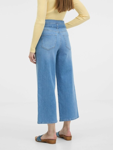 Orsay Svetlomodré dámske široké džínsy ORSAY