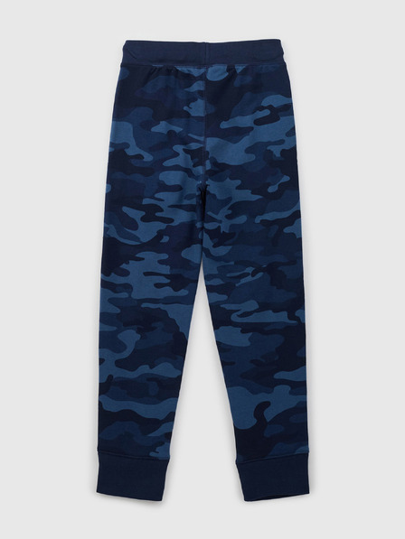 GAP Detské tepláky fleece logo army GAP