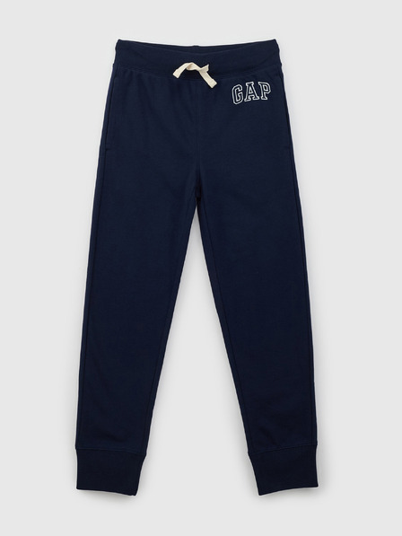 GAP Detské tepláky fleece logo army GAP