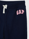 GAP Detské tepláky fleece logo army GAP
