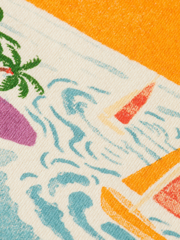 Scotch & Soda Krémová pánska mikina Scotch & Soda