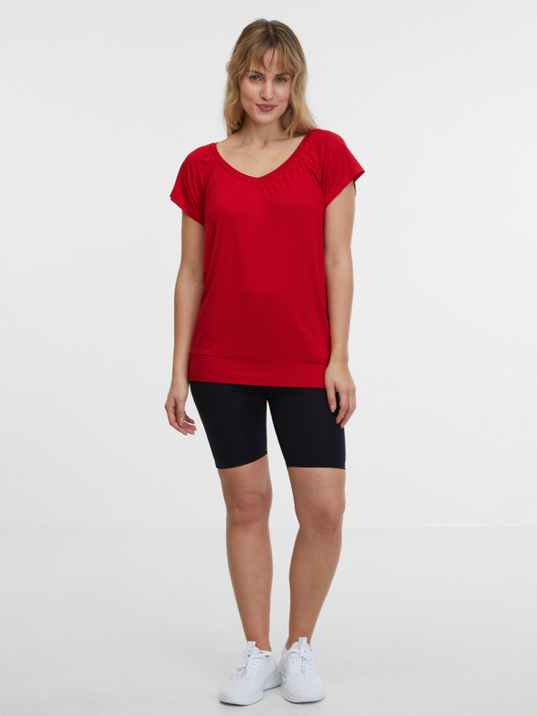 Sam 73 Červené dámske tričko SAM 73 Cleopatra