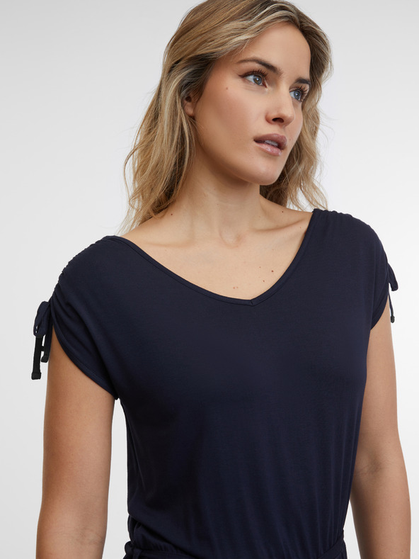 Sam 73 Tmavomodré dámske šaty SAM 73 Eduarda