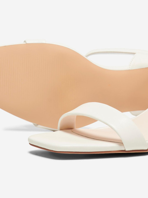 ONLY Krémové dámske sandále na podpätku ONLY Hanna-1