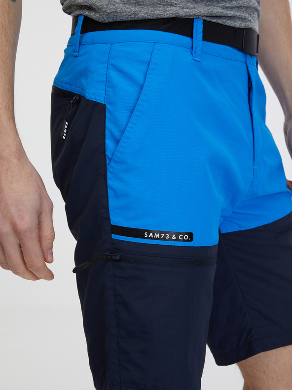 Sam 73 Modré pánske tepláky SAM 73 Celestino