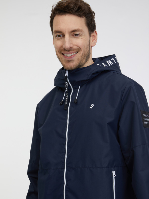 Sam 73 Tmavomodrá pánska ľahká bunda SAM 73 Alfonso