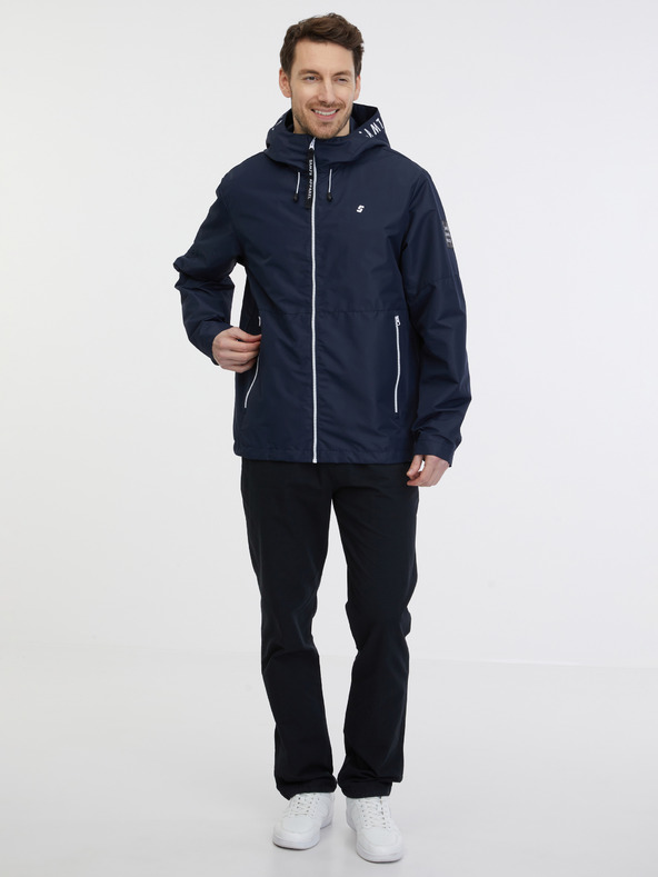 Sam 73 Tmavomodrá pánska ľahká bunda SAM 73 Alfonso