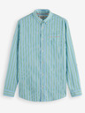 Scotch & Soda Svetlomodré pánske pruhované tričko Scotch & Soda