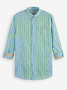 Scotch & Soda Svetlomodré pánske pruhované tričko Scotch & Soda