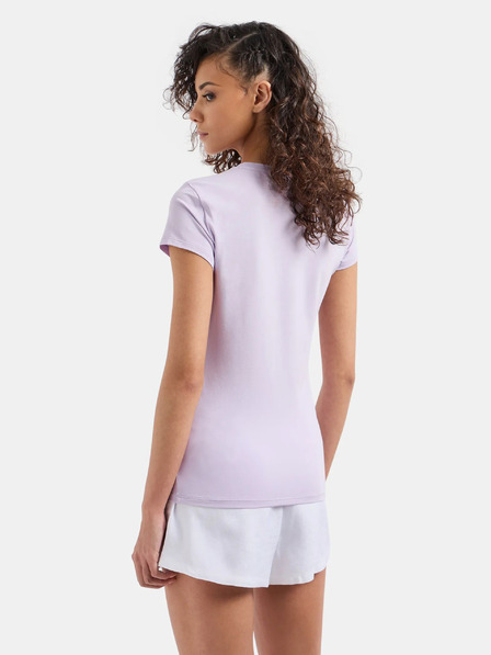 Armani Exchange Svetlo fialové dámske tričko Armani Exchange