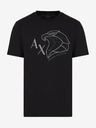 Armani Exchange Čierne pánske tričko Armani Exchange