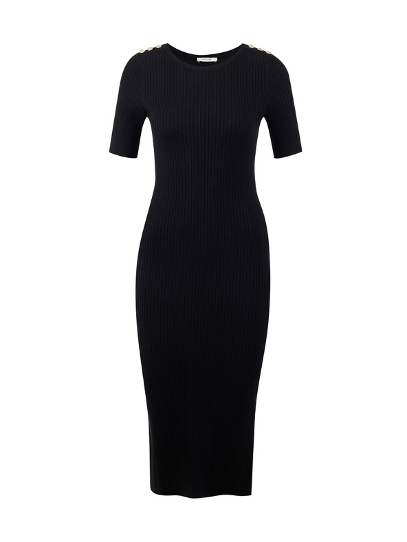 Orsay Čierne dámske šaty ORSAY