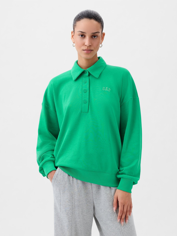 GAP Mikina s golierom oversize GAP