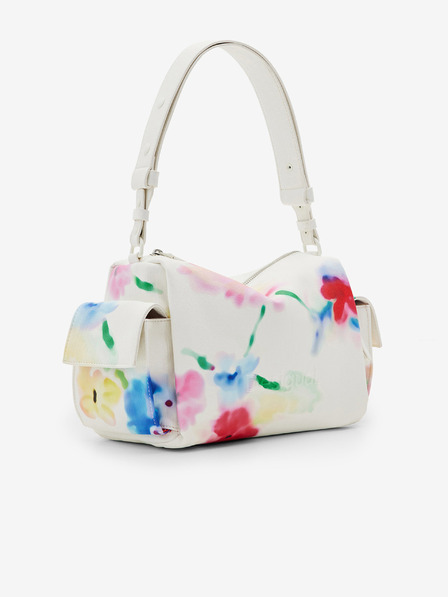 Desigual Biela dámska kvetinová kabelka Desigual Habana