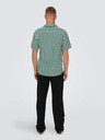 ONLY & SONS Bielo-zelené pánske pruhované tričko s krátkym rukávom ONLY & SONS Wayne