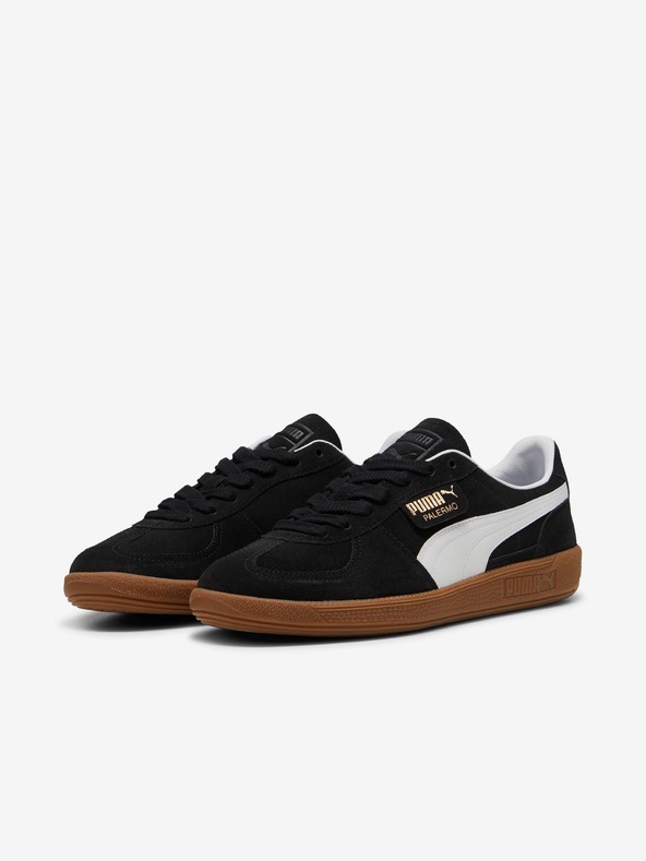 Puma Čierne pánske semišové tenisky Puma Palermo