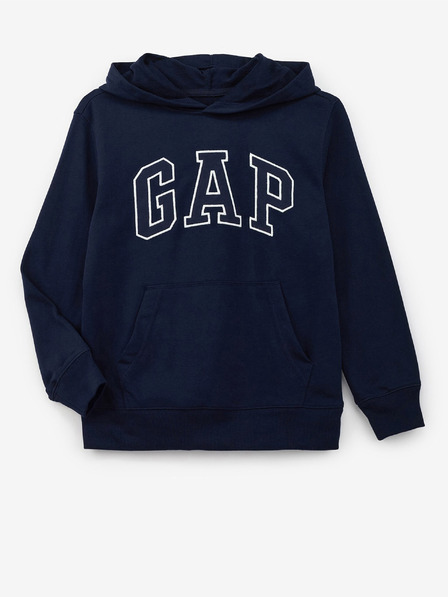 GAP Detská mikina s logom a fleece GAP