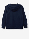 GAP Detská mikina s logom a fleece GAP