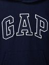 GAP Detská mikina s logom a fleece GAP