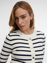 Orsay Krémový dámsky pruhovaný kardigán ORSAY