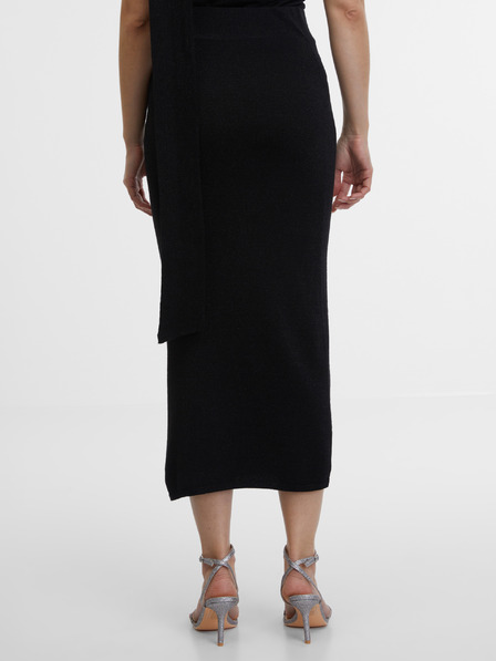 Orsay Čierna dámska sukňa ORSAY