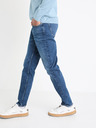 Celio Modré pánske slim fit džínsy Celio Dow Powerflex