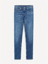 Celio Modré pánske slim fit džínsy Celio Dow Powerflex
